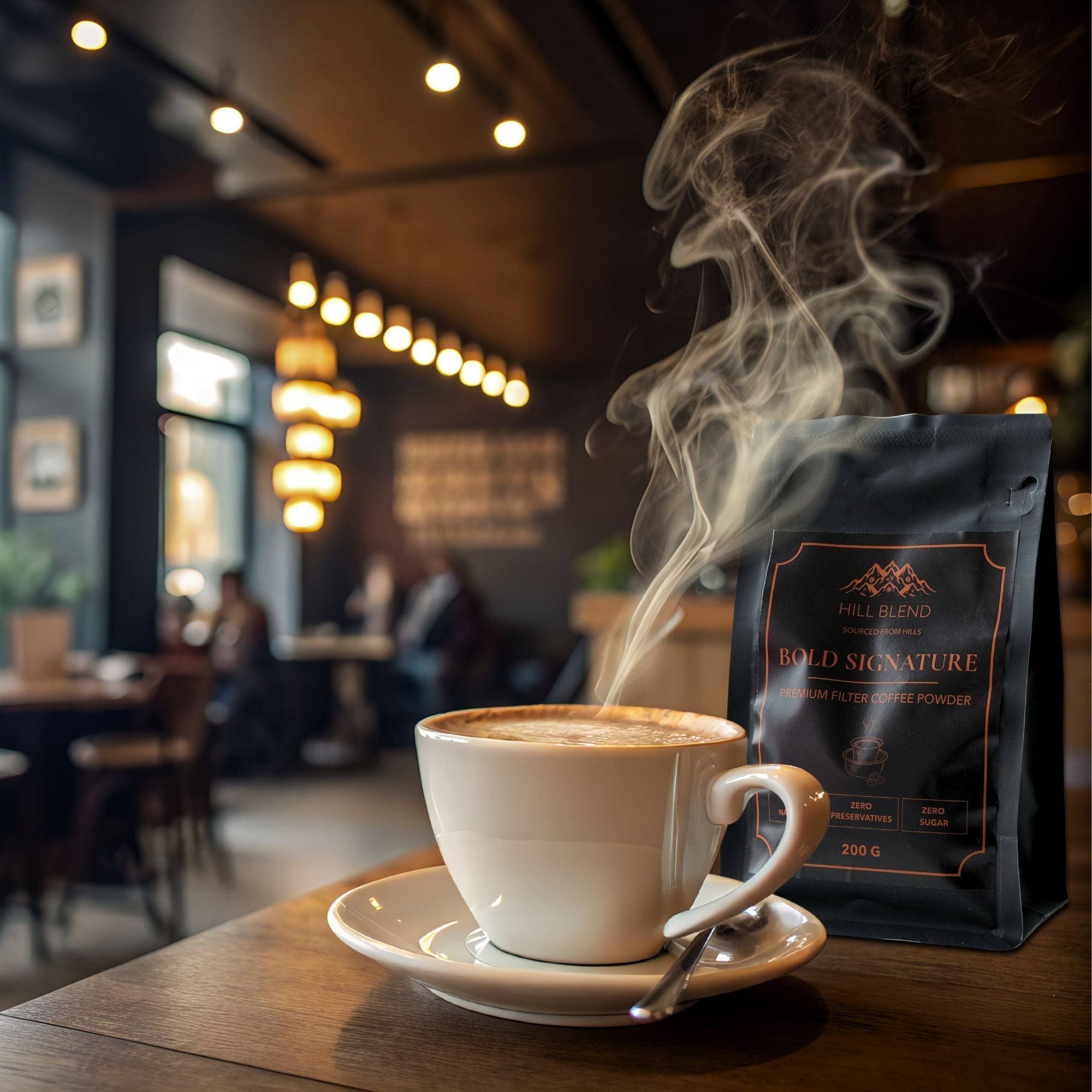 HillBlend™ Bold Signature Premium Filter Coffee Powder 200g