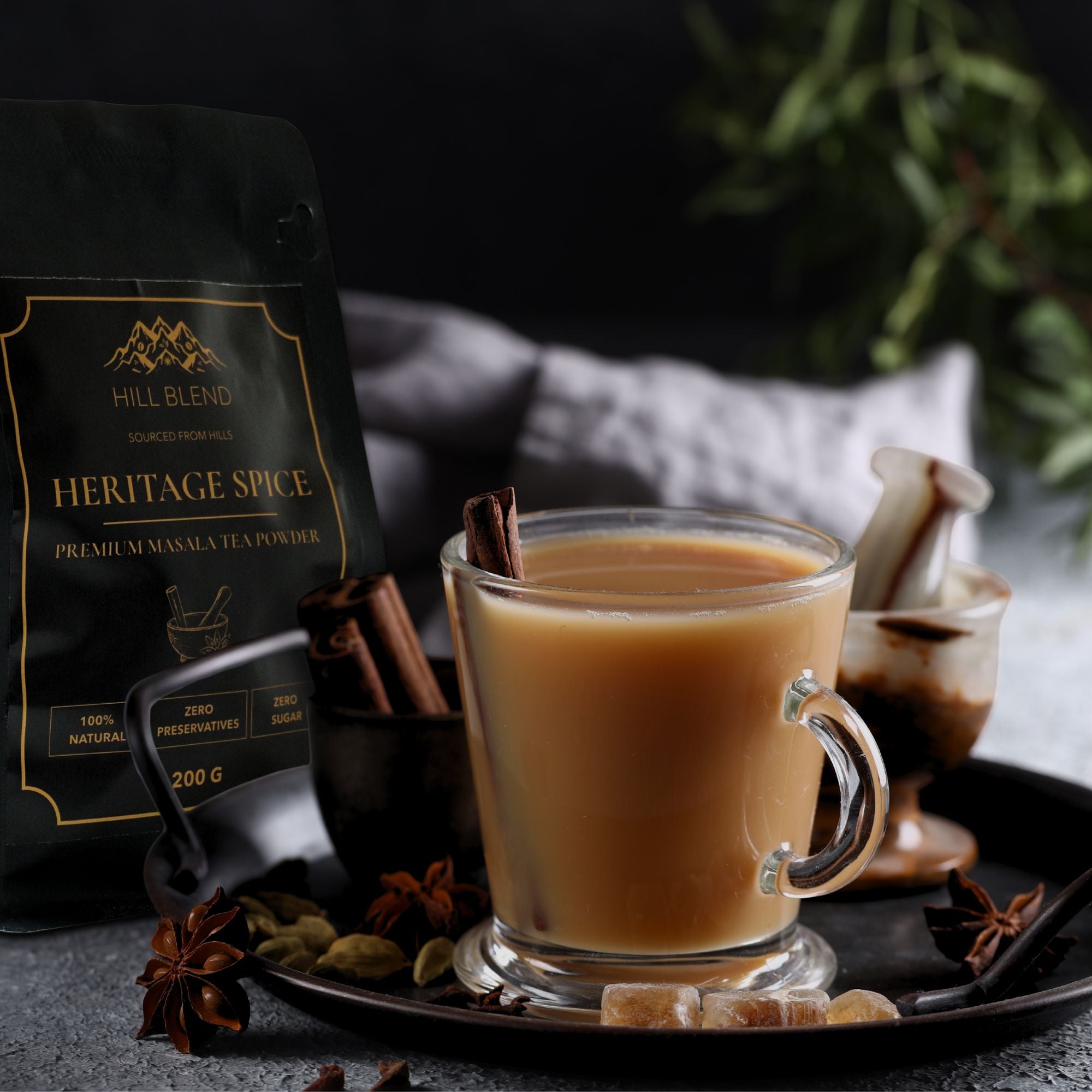 HillBlend™ Heritage Spice Premium Masala Tea Powder 200g